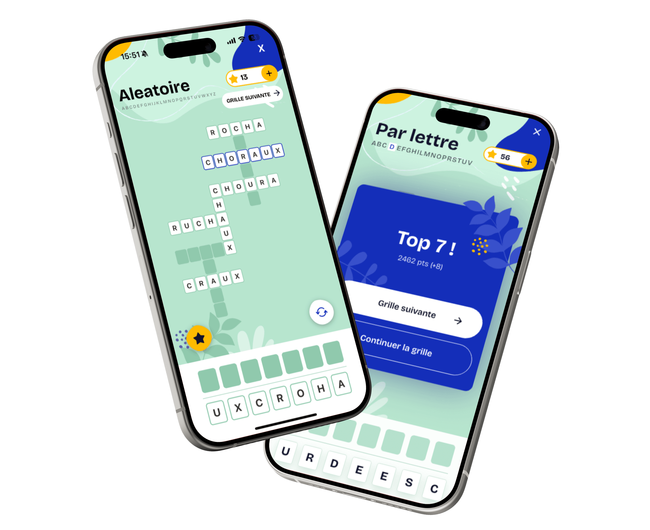 Aperçu de l'application
